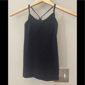 Ivivva Black Tank Top- Size 7 - Y back